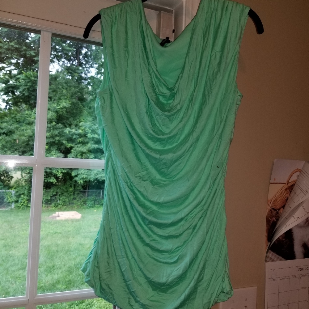 NWT - Maurices fitted cowl neck top - L